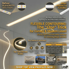 Top View Flexible Silicone LED Profiles: The Ultimate Guide for Modern Lighting