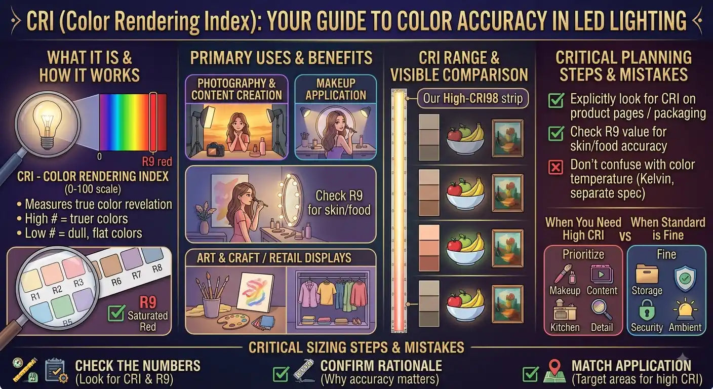What Is CRI in LED Lights and Why It Matters
