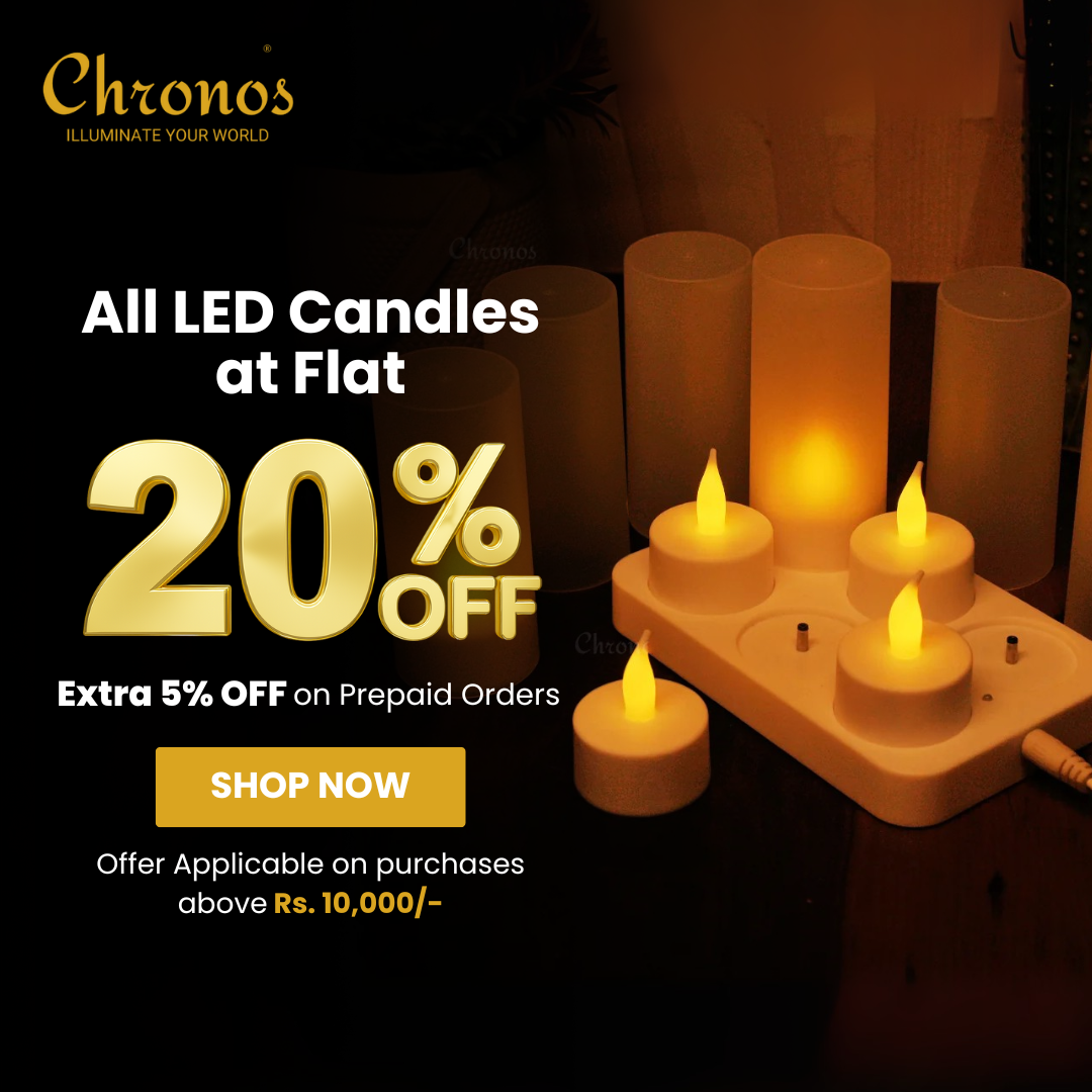 Buy LED Candles Online – Realistic Glow, Safer Alternative, 20% Off Now
