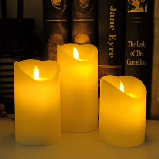 Moving Wick Pillar Candles