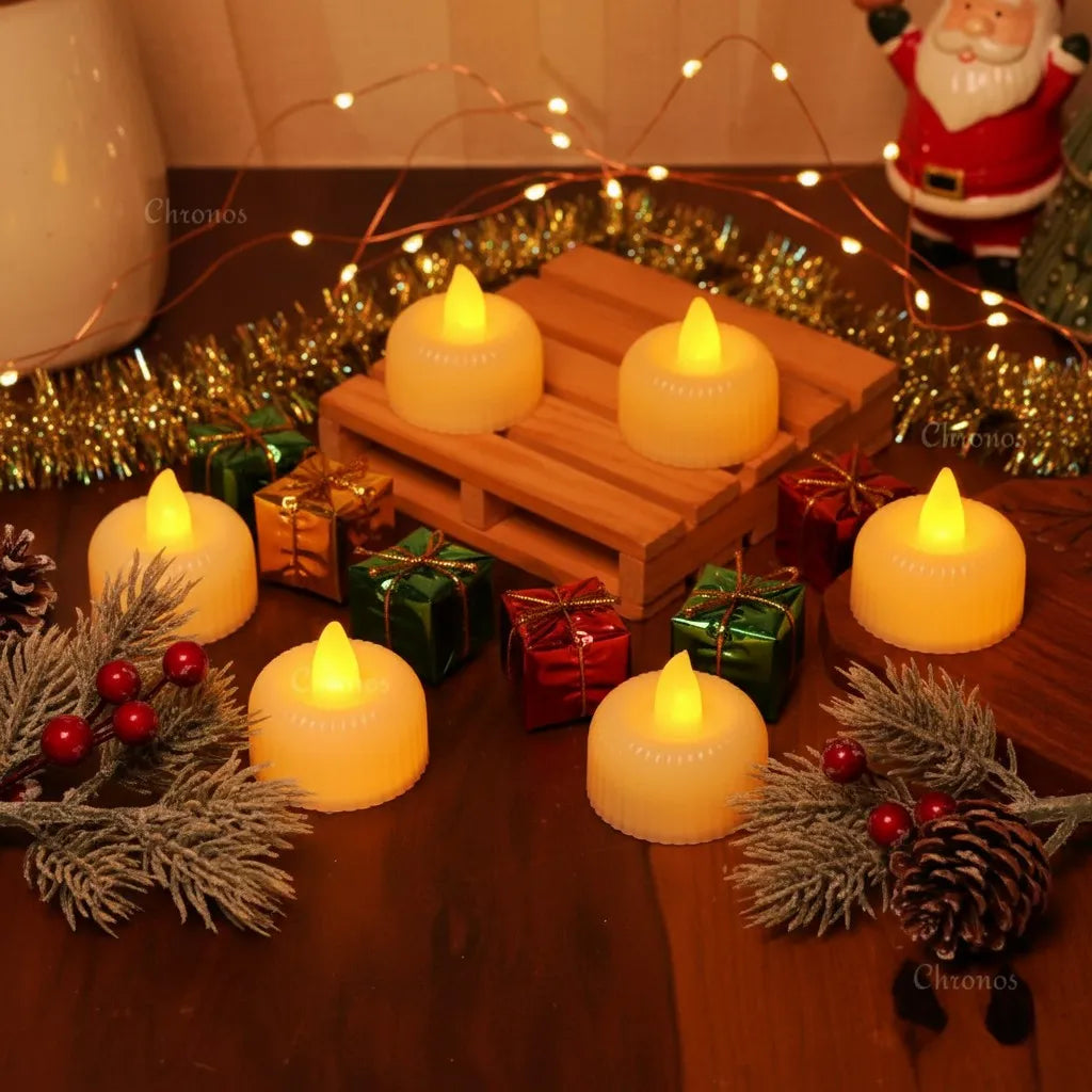 LED Mini Candles & Diya for Christmas Decoration