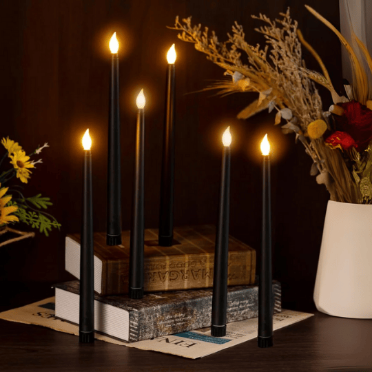 Taper Candles for Christmas Decoration 2025