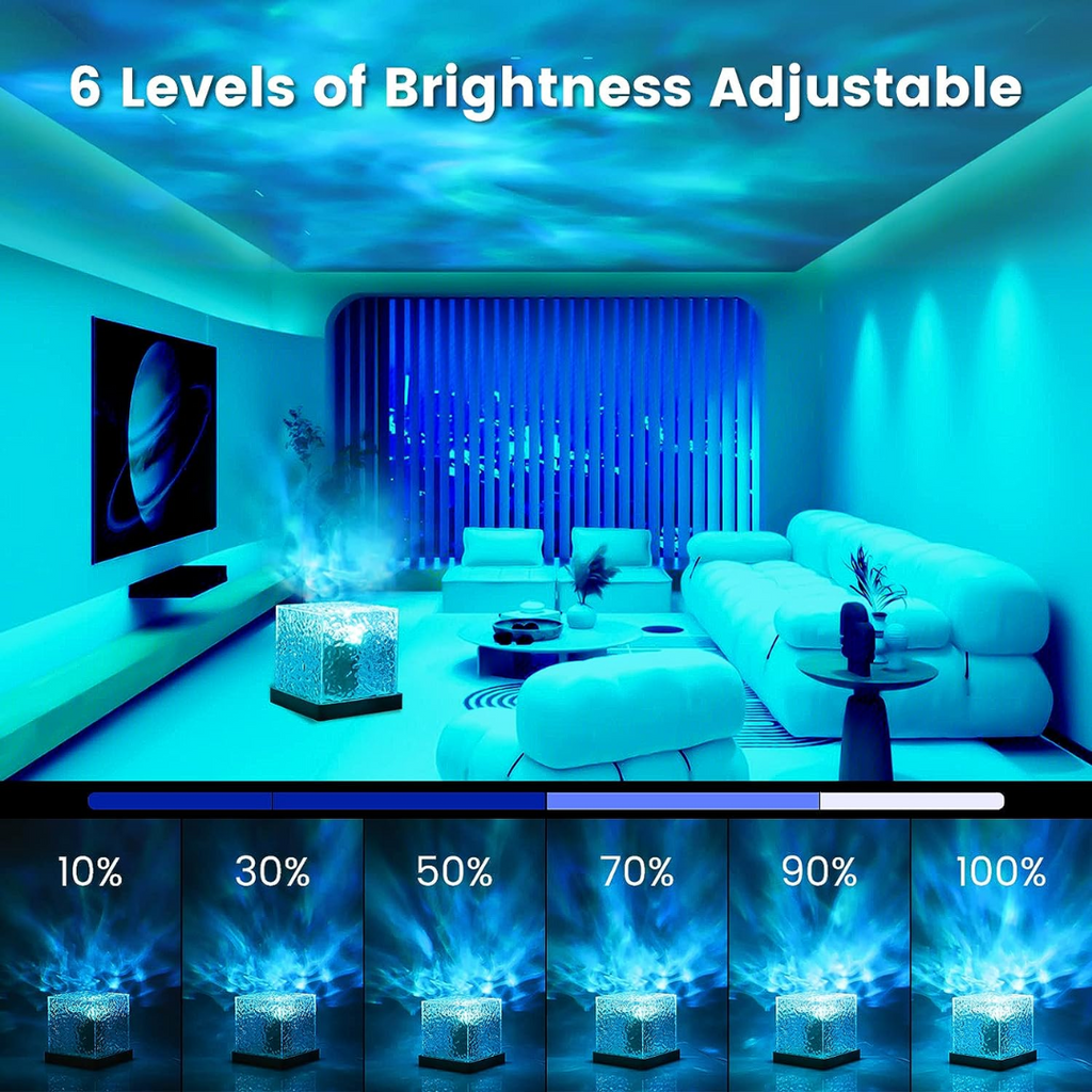 LED Ocean Wave Table Lamp Chronos Lights