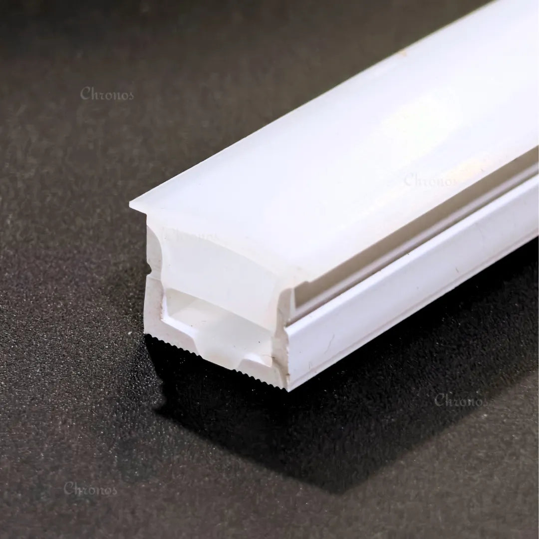 10mm x 10mm - Top View Flexible Silicone Profile for LED Strip Light_