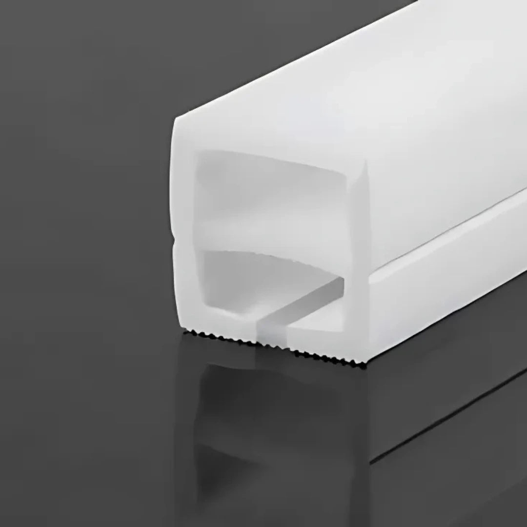 10mm x 10mm - Top View Flexible Silicone Profile for LED Strip Light ...