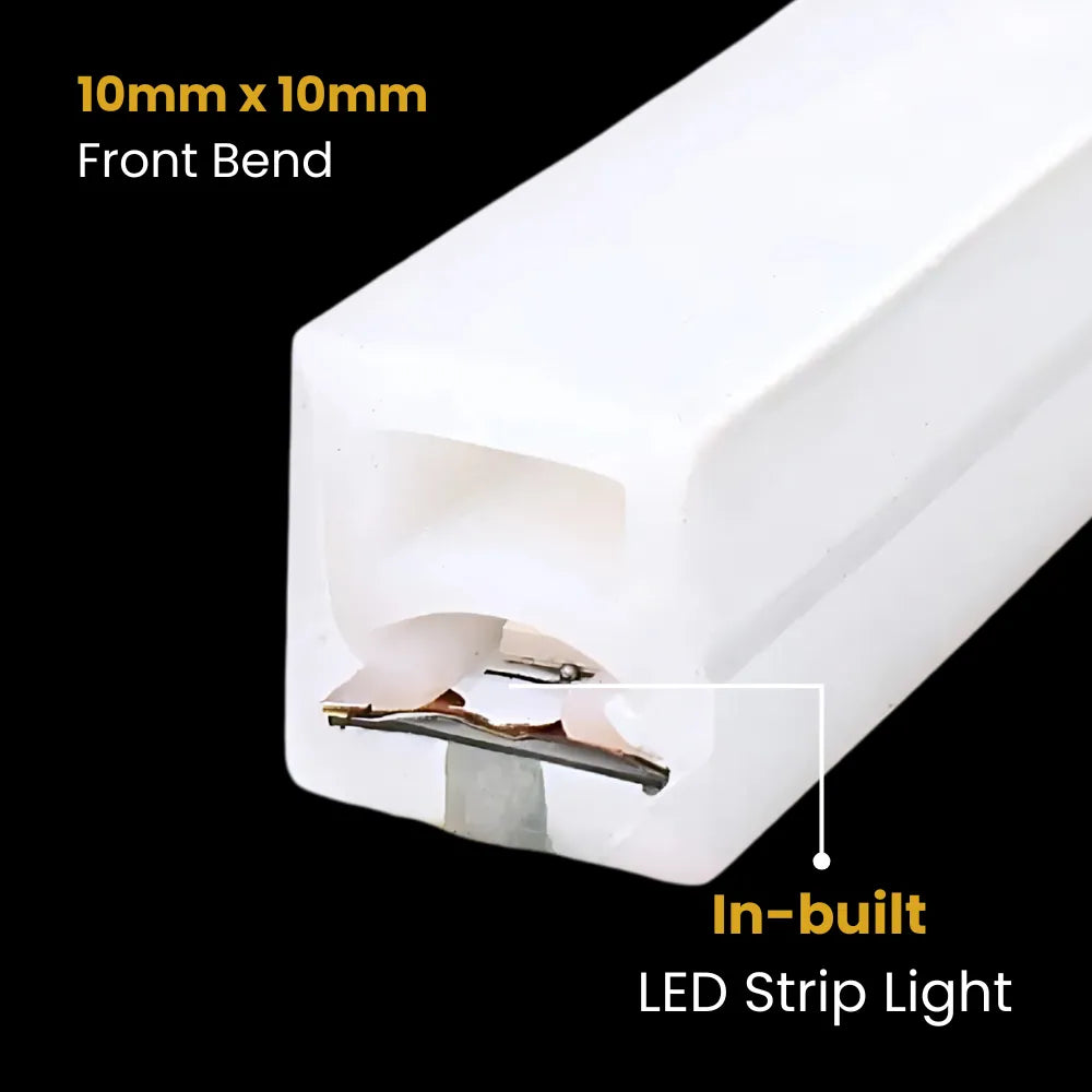 10mmx10mm - in built led strip lights