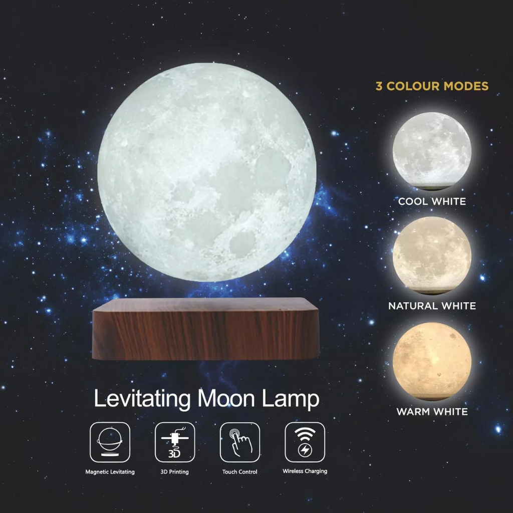 3D Levitating Moon Lamp | Chronos Lights