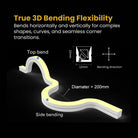 12x12mm silicone LED neon flex featuring 180 LEDs per meter for seamless lighting