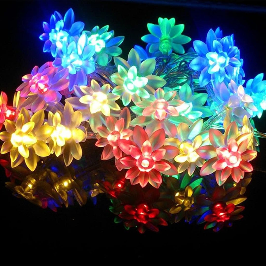 LED Daisy Flower Decorative String Light - Multi Chronos Lights