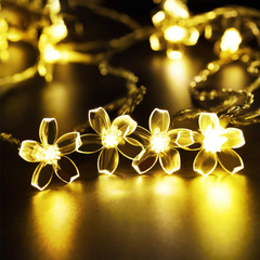 Sakura Flower Decorative String Lights - Warm White