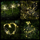 Outdoor LED Solar Firework Fairy Light | Warm White | Chronos Lights