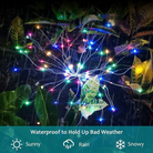 Outdoor LED Solar Firework Fairy Light | Multi | Chronos Lights