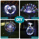 Outdoor LED Solar Firework Fairy Light | Multi | Chronos Lights