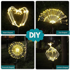 Outdoor LED Solar Firework Fairy Light | Warm White | Chronos Lights