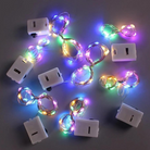 Tiara Copper Wire Fairy LED String Lights - Button Battery Operated - Multi | Chronos Lights