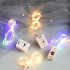 Tiara Copper Wire Fairy LED String Lights - Button Battery Operated - Warm White | Chronos Lights