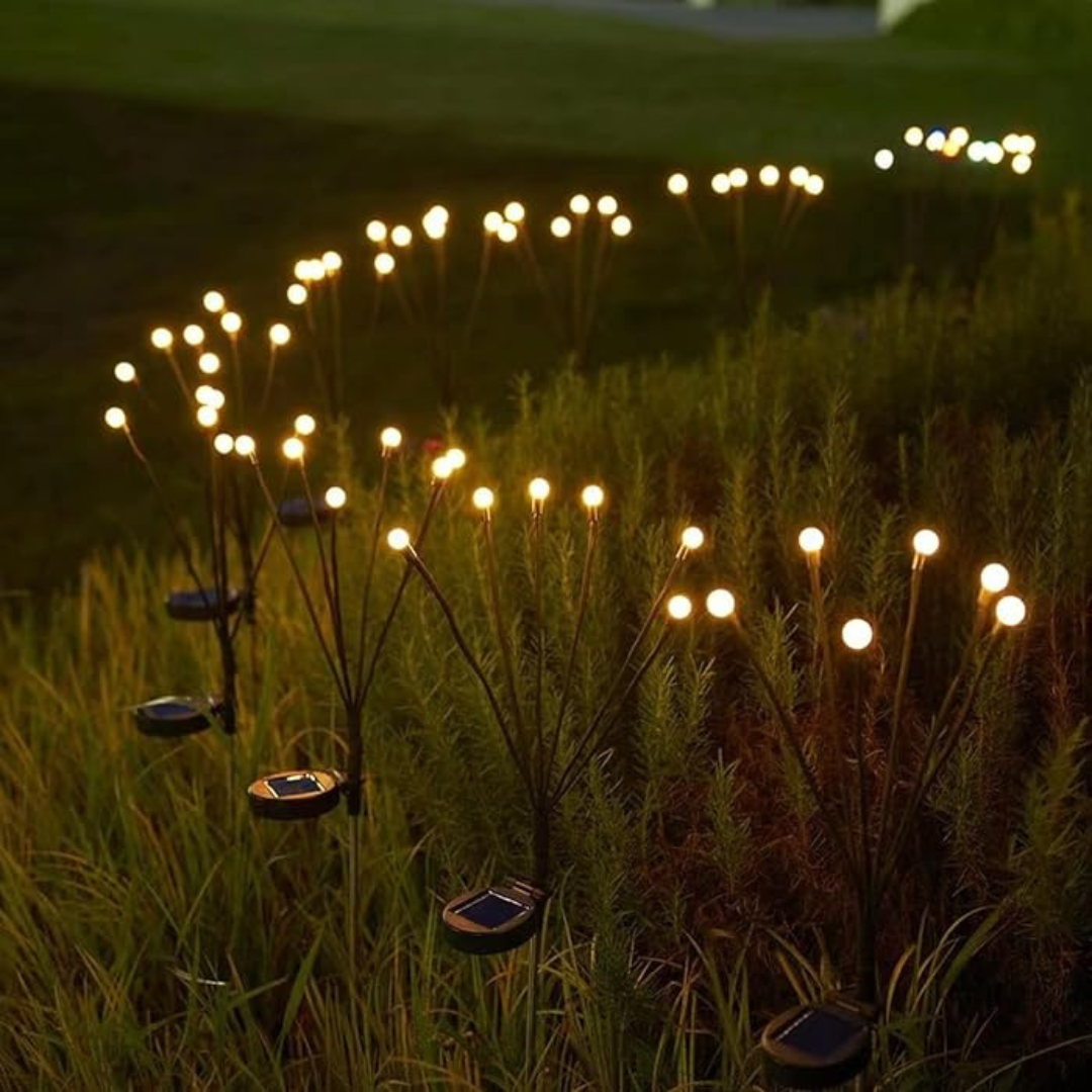 Outdoor LED Solar Firefly Light | Warm White | Chronos Lights