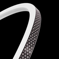 16mm x 16mm Honeycomb Anti-Glare Flexible Silicone Profile for LED Strip Light