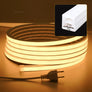 AC 220V 10mm x 10mm Flexible Silicone Neon Light - Front Bend IP65 - 50m