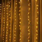 Chronos Lights 200 LED golden leaves curtain lights for Diwali and festive decoration