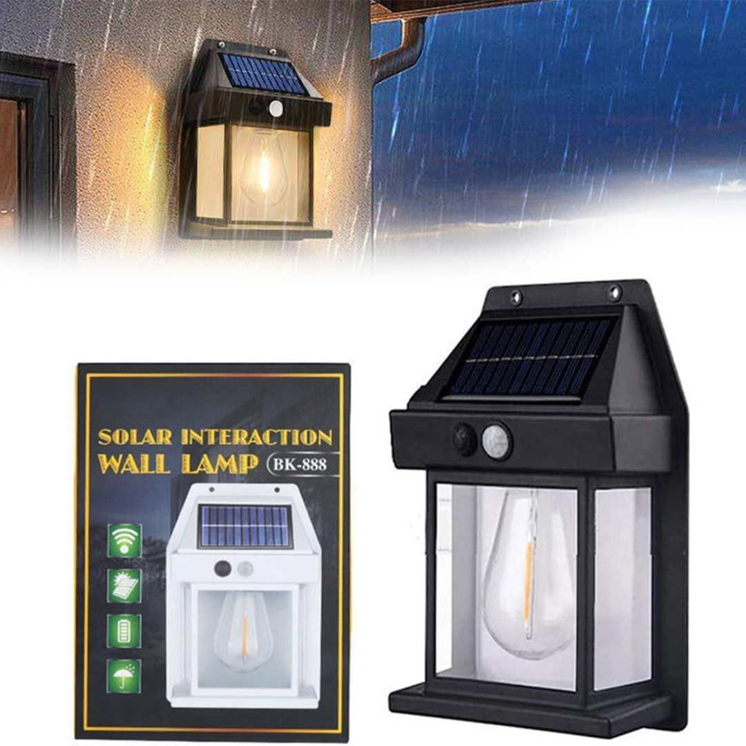 Outdoor Solar interaction Wall Lamp | Chronos Lights