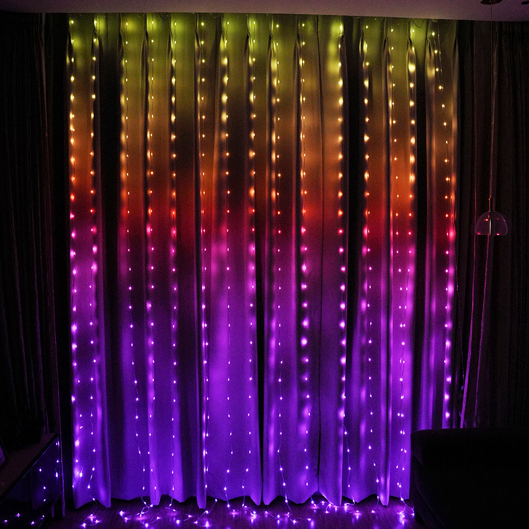 Dream Fairy Curtain Lights - Smart Pixel RGBIC LED | Chronos Lights