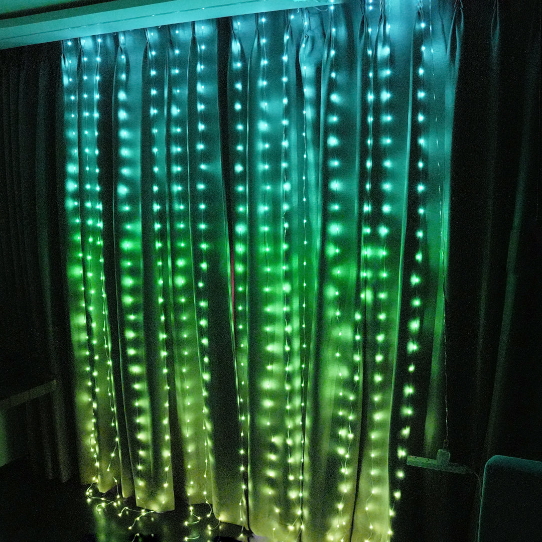 Dream Fairy Curtain Lights - Smart Pixel RGBIC LED | Chronos Lights