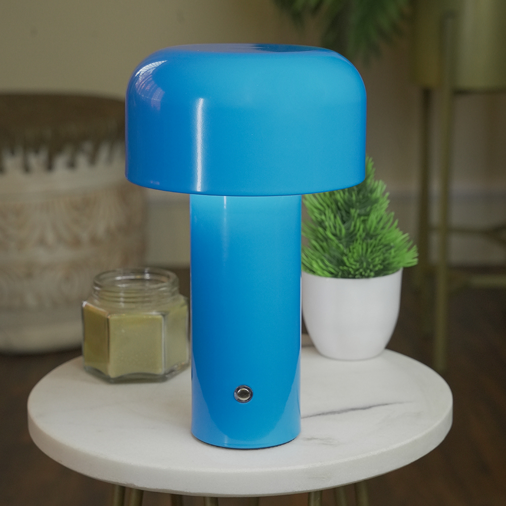 Porci Cordless LED Portable Table Lamp | Blue | Chronos Lights
