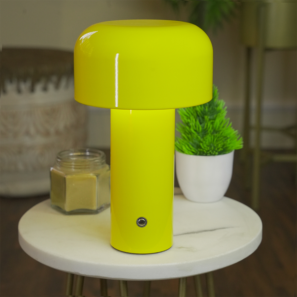 Porci Cordless LED Portable Table Lamp | Yellow | Chronos Lights