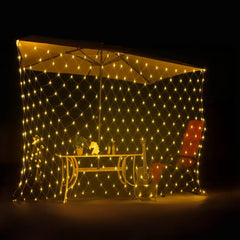 LED String Mesh Net Lights | Warm White | Diwali Decoration