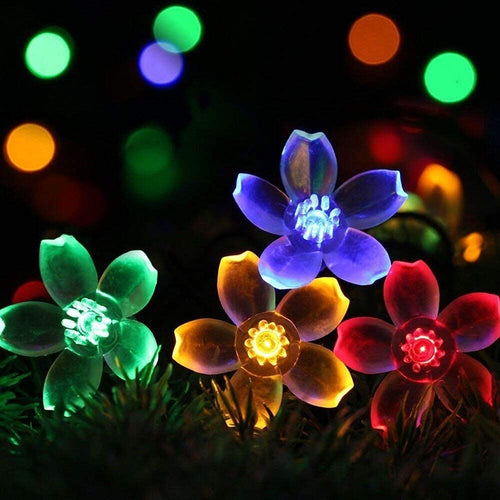Sakura Flower Decorative String Lights - Multi