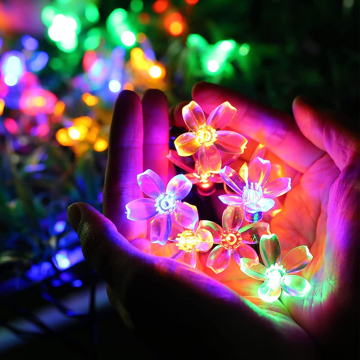 Sakura Flower String Lights  Chronos Light