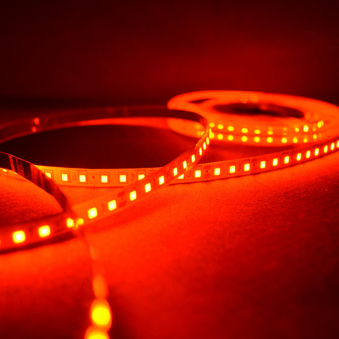 LED Strip Lights - 12V - 2835 SMD LED 240 LEDs Per Meter - Red 5m | Chronos Lights