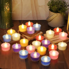 Flower Shaped LED Tea Light Votive Candles Chronos Lights