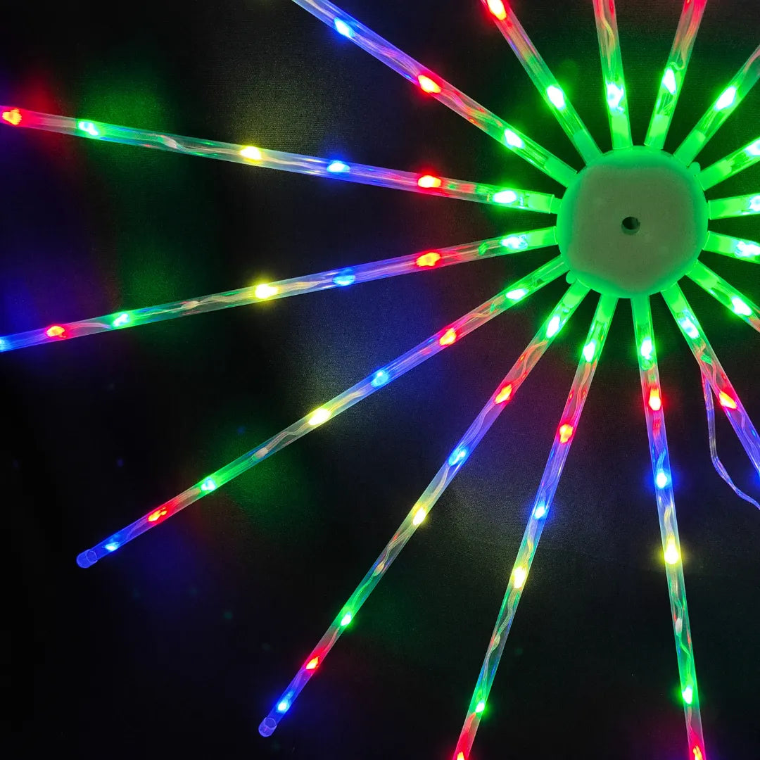 70 cm spiral Ganpati LED chakra decor light for home mandal setup