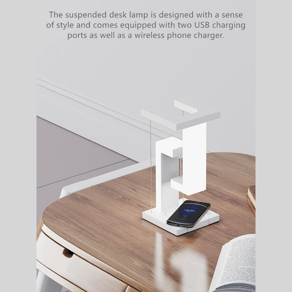 Tensegrity Smart Led Desk Lamp With Wireless Charge | Chronos Lights