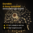LED umbrella light with 8 dynamic lighting modes for weddings and celebrations – Chronos Lights
