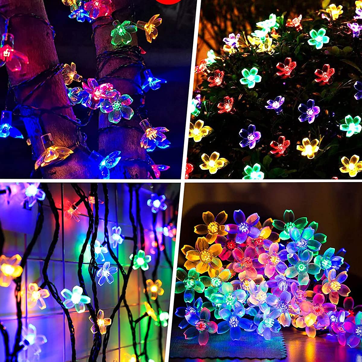 Sakura Flower String Lights  Chronos Light