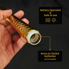 Elegant LED taper candles for anniversary celebration decorations