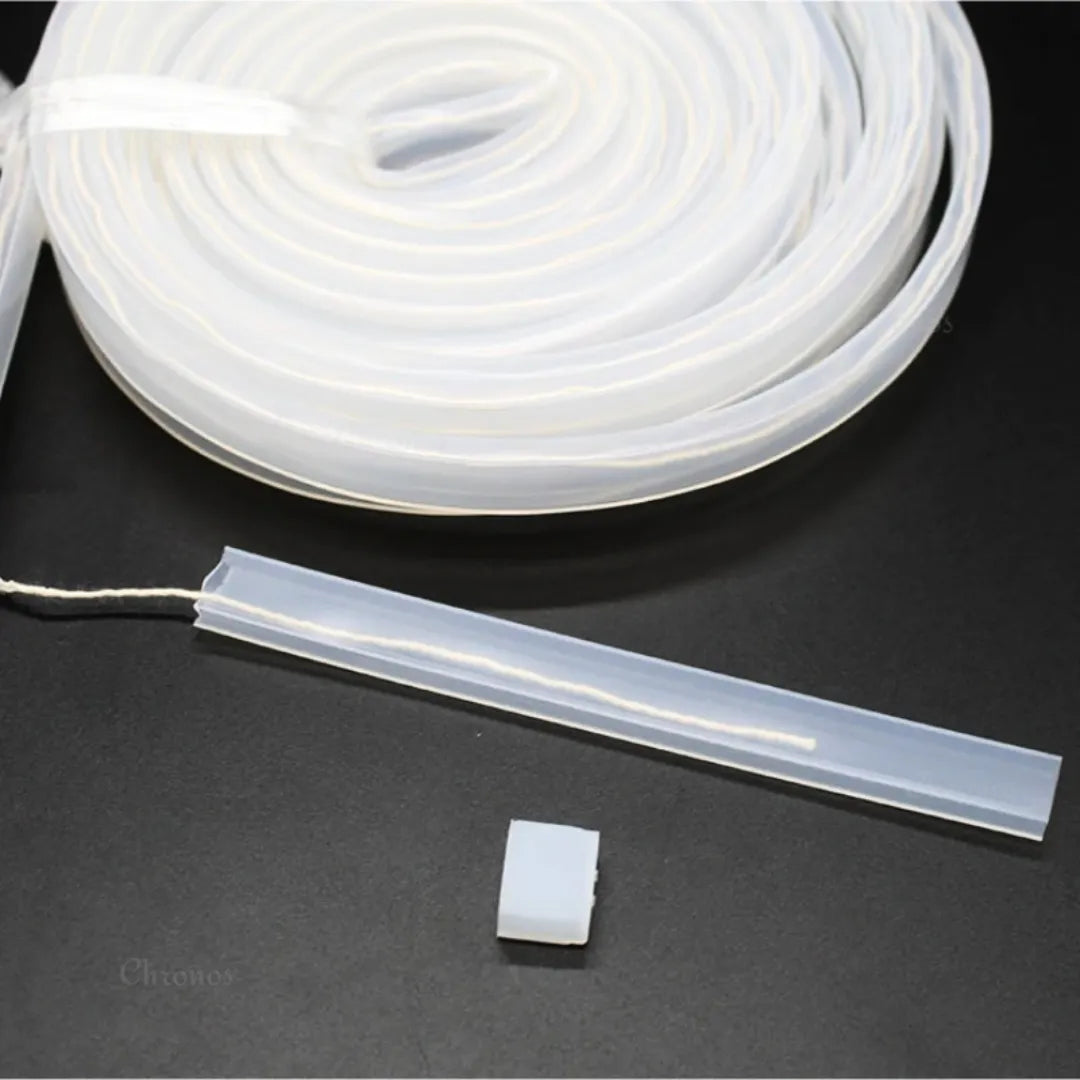 Silicone waterproof tube for architectural LED strip lighting projects