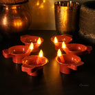 LED Brown Diya | Chronos Lights