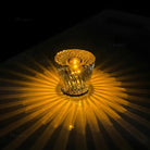 Crysta rechargeable table lamp with 3000K warm white lighting for cosy ambient illumination