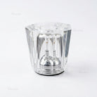 Crysta portable rechargeable café table lamp for tables, counters and lounge spaces