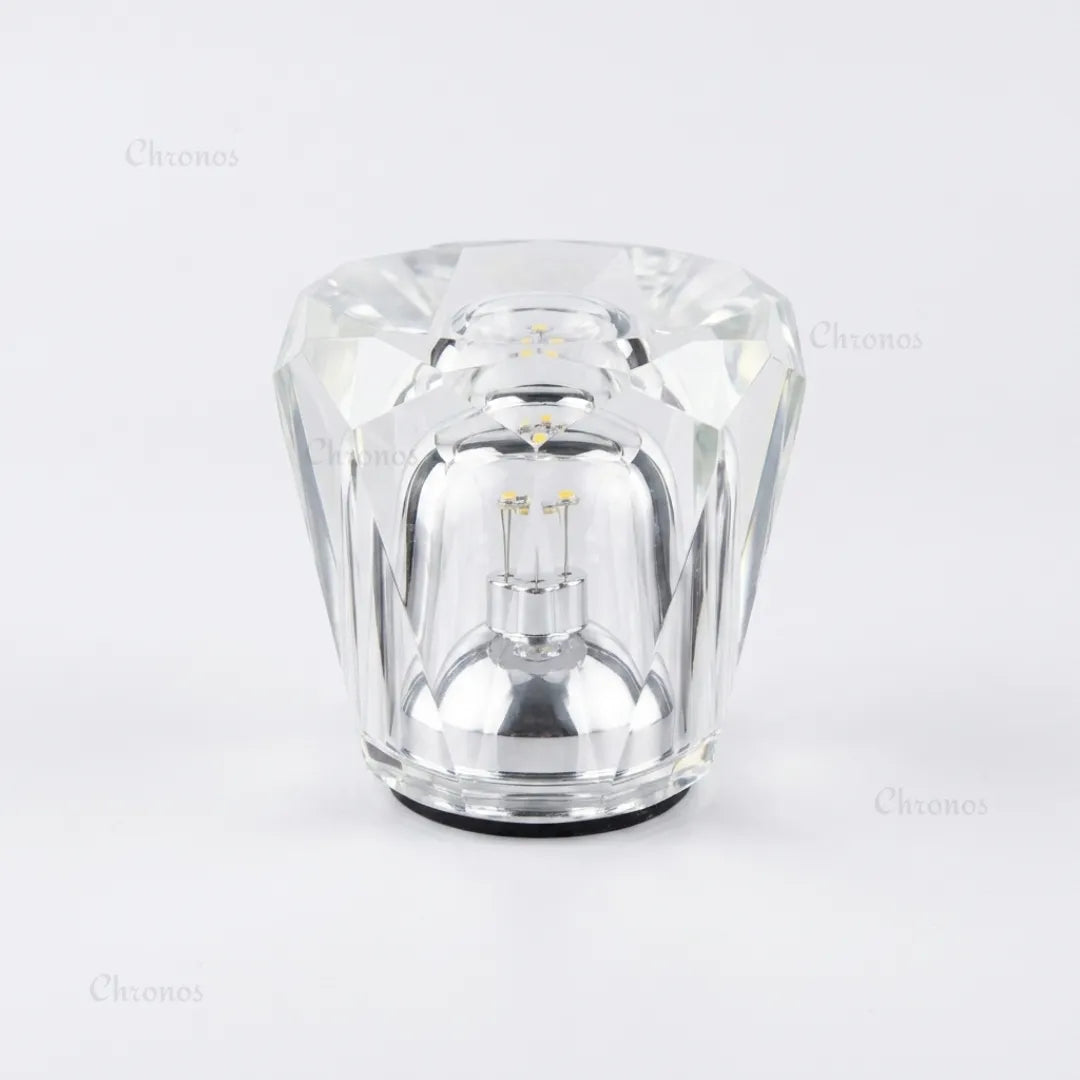 Crysta premium cordless rechargeable table lamp for hotel rooms and hospitality interiors
