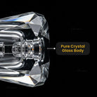 Crysta modern metal rechargeable table lamp with minimalist luxury design