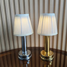 Filo portable rechargeable table lamp for café tables, counters and lounge interiors