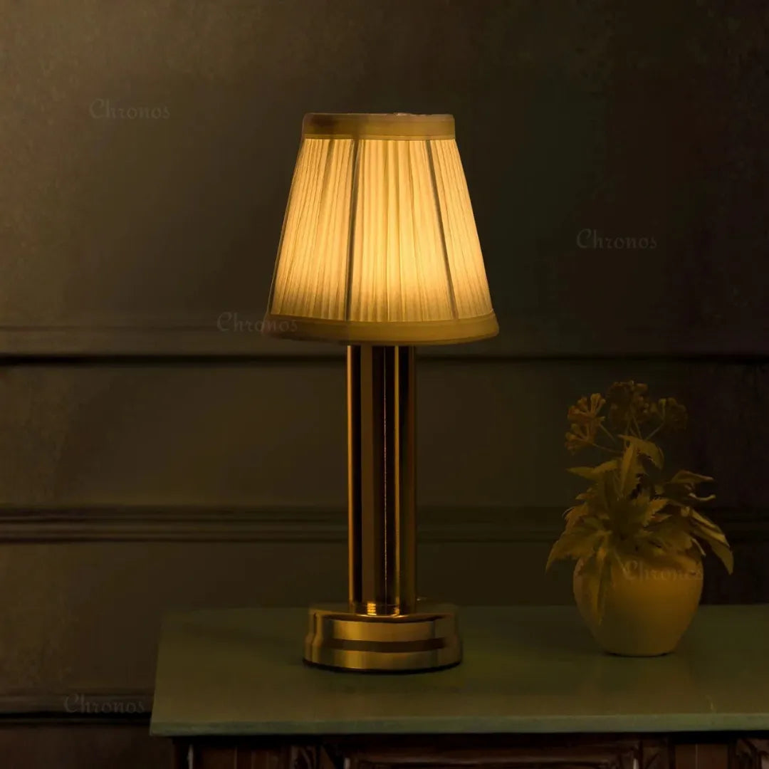 Filo rechargeable table lamp with cool white LED lighting for brighter modern illumination