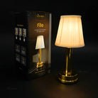 Filo cordless rechargeable LED table lamp for modern homes, restaurants, cafés and hotels