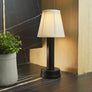 Filo cordless rechargeable table lamp with touch sensor control and adjustable LED brightness