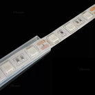 Installing a 10mm LED strip inside a transparent silicone sleeve